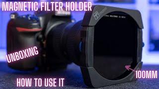 Formatt Hitech Firecrest Magnetic 100mm filter holder & how to use it.