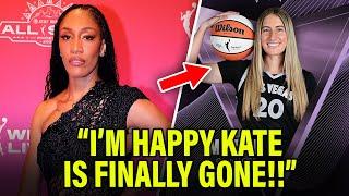 Kate Martin FINALLY FREE From A’Ja Wilson & Las Vegas Aces - THIS is HUGE For Caitlin Clark’s BFF!