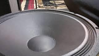 Eminence Deltalite 15" speaker test