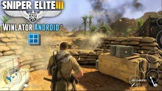 Sniper Elite 3 on Android Winlator 7.1.4 Glibc Gameplay Test Snapdragon 8s Gen 3 Settings Offline