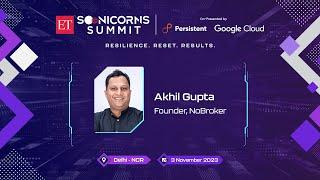 ET SOONICORNS SUMMIT 2023 | NoBroker’s  Akhil Gupta on the Quest for AI/ML Talent