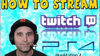 PS4 to Twitch - How To Broadcast Gameplay - Camera and Audio Settings