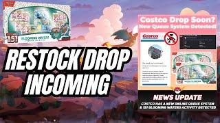 RESTOCK DROP INCOMING?! New Costco Queue System for Pokémon 151 Blooming Waters Premium Collection!