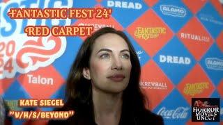 "Kate Siegel Talks Kick-Ass Feminist Films & 'V/H/S/Beyond' at Fantastic Fest 2024!"