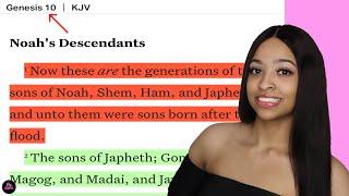 Bible Reads With Ms. Danreael GENESIS CHAPTER 10