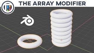 Blender 2.8 Tutorial - How to use the Array Modifier