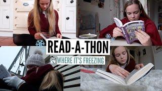 wintery read-a-thon (spend the day reading with me in the midwinter cold)