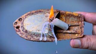 Rusty Antique STEAM POWERED Boat Restoration