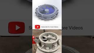 Variable Inlet Vane Damper Design in SolidWorks | Showcase #Shorts | Master CAD Studio