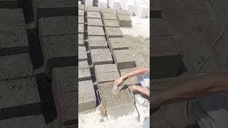 how to make cement concrete brick/cement block making machine/concrete brick/construction materials