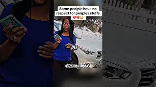 She has no respect#disrespect#nohumanity#rudbehavior.