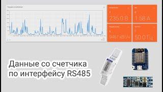 Данные с электросчетчика по RS485 в MQTT