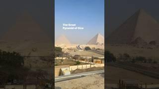 The Great Pyramid of Giza #travel #egypt #uk # #discoveregypt  #shortsfeed #pyramid #gizapyramids