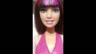 Кукла Барби розовая. Mattel Barbie emo (эмо) с розовыми волосами. Красивые шарнирные куклы Барби тут