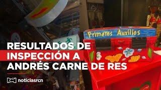 Reveladores documentos de la inspección a Andrés Carne de Res