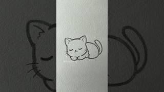Cute Things to Draw When Bored - day 50 #easy #cute #sketch #art #drawing #tutorial #cutethings #cat