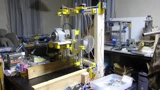 Making a CNC horizontal Router  as a substitute for the Pantorouter (using printed  3D parts) (5)