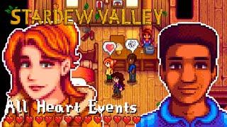 STARDEW VALLEY: Robin & Demetrius Heart Events