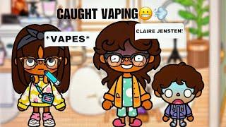 CAUGHT VAPING️||*WITH VOICE*|| Toca boca roleplay (please don't vape, IT'S BAD FOR YOU!)