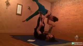 Mark Scerbo and Johanna Wise acro yoga flow #2