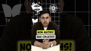 Top Non Maths BBA Colleges! BBA Admissions 2025 Without Maths! #Shorts #BBA #BBAAdmission #Viral