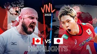 JAPAN vs CANADA | Highlights | Men's VNL 2023