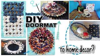 How To Make Doormat | Very Easy Doormat Making At Home +DIY Doormat From Old Jeans | Home Decor