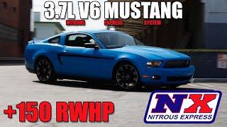 How to beat a v8 with your v6 mustang? This Nitrous Express Plate System!!