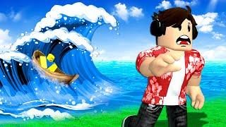 Can I Escape a TSUNAMI in Roblox?!