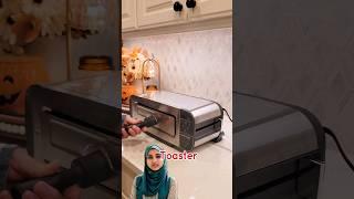 Ninja ST101 Foodi 2-in-1 Flip Toaster, 2-Slice Capacity, Compact Toaster Oven, Snack Maker, Reheat