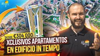 Venta pisos en Benidorm. Exclusivos Apartamentos en edificio In Tempo. Imobiliaria Alegria