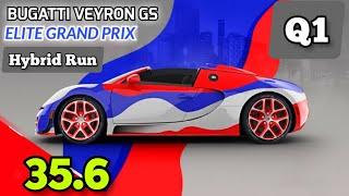 Asphalt 9 | Bugatti Veyron Elite Grand Prix  | Qualifier 1 | Hybrid Touch Drive 35.6