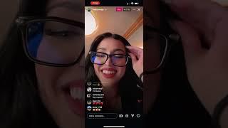 Malu Trevejo on instagram live