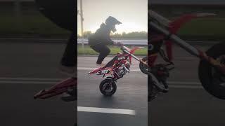 БОЛЬШЕ ДВИЖА У МЕНЯ В ТГ КАНАЛЕ: Blsxdmrt757 #стант #stuntvideo #bikelife #pitbike #мотард #kayo