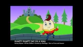 Humpty Dumpty Sat On A Wall with Lyrics - Nursery Rhymes by eFlashApps