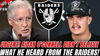  NOW IT EXPLODED:THE ANSWER THAT THE RAIDERS WERE WAITING FOR WAS ANNOUNCED AND SURPRISED EVERYONE
