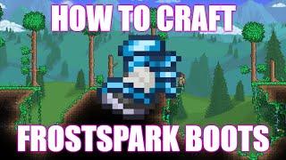 How To Craft Frostspark Boots - Terraria Tutorials