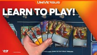 UniVersus - Official Learn to Play Walkthrough