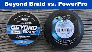 Beyond Braid Review (Strength Test Vs. PowerPro)