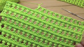 Красивый и простой УЗОР крючком МАСТЕР-КЛАСС вязание для новичков How to crochet EASY for beginners