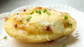 ФАРШИРОВАННЫЙ МОЛОДОЙ КАРТОФЕЛЬ Stuffed baked potato