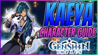 Genshin Impact | KAEYA CHARACTER GUIDE | Artifacts, Weapon, Gameplay and Combat Tips