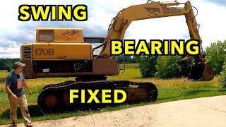 Excavator Repair: Swing Bearing, Injectors, Injection Pump, Oil Cooler.