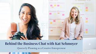 Podcast Interview With Kat Schmoyer on Quarterly Planning as a Creative Entrepreneur