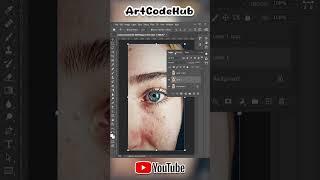 Skin Retouching  #shorts #skin #photoshop