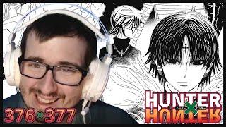 THE HUNT IS ON!!! HUNTER X HUNTER MANGA CHAPTERS 376-377 REACTION!