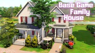 Базовый семейный дом│Строительство│Base Game Family House│SpeedBuild│NO CC [The Sims 4]