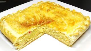 Pastel de puerros muy facil