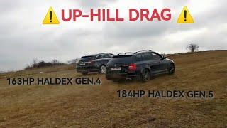 Skoda Octavia VRS 4x4vs. Opel Insignia CT 4x4 Uphill drag race  ️Haldex gen.5 vs gen. 4️