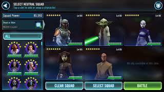 SITH TRIUMVIRATE RAID PHASE 3 DARTH TRAY SWGOH